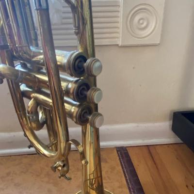 VINTAGE ELKHART TRUMPET BUILT BY BUESCHER