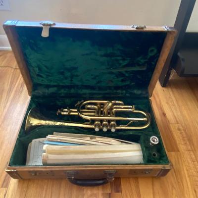 VINTAGE ELKHART TRUMPET BUILT BY BUESCHER