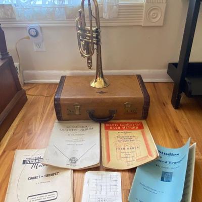 VINTAGE ELKHART TRUMPET BUILT BY BUESCHER
