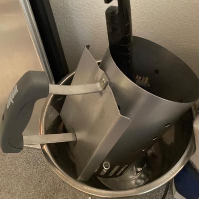 Small Weber grill with charcoal and fluids