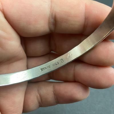 -137- SILVER | Sterling 1930’s-1940’s Kalo 8 Bangle | Marked