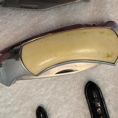 Wrist watches, and pocket knives