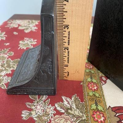 Vintage Jennings Brothers bookends Village Dancers JB Brass