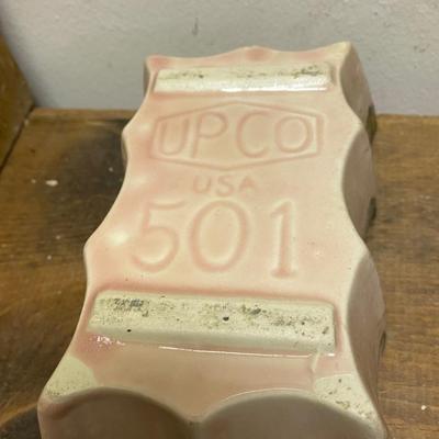 Vintage Upco and Cookson Pottery planters