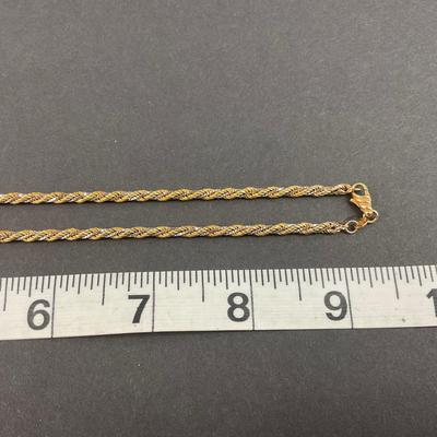 -141- GOLD | 14K Italy Necklace | Marked