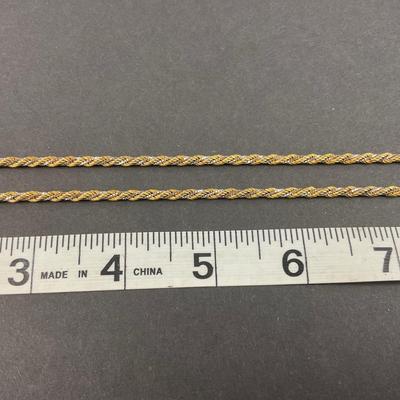 -141- GOLD | 14K Italy Necklace | Marked
