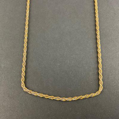 -141- GOLD | 14K Italy Necklace | Marked
