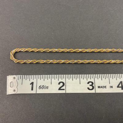 -141- GOLD | 14K Italy Necklace | Marked