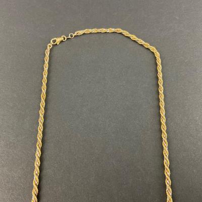 -141- GOLD | 14K Italy Necklace | Marked