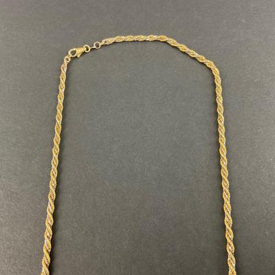 -141- GOLD | 14K Italy Necklace | Marked