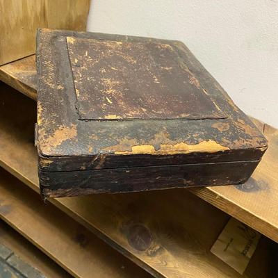 Antique Optometrist Eye Doctor Travel Eyeglass Lens Fitting Kit