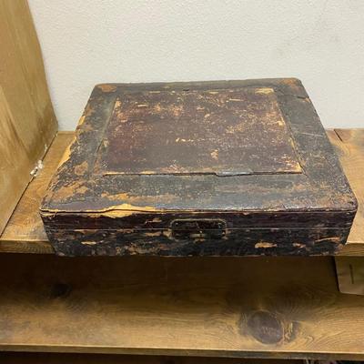 Antique Optometrist Eye Doctor Travel Eyeglass Lens Fitting Kit