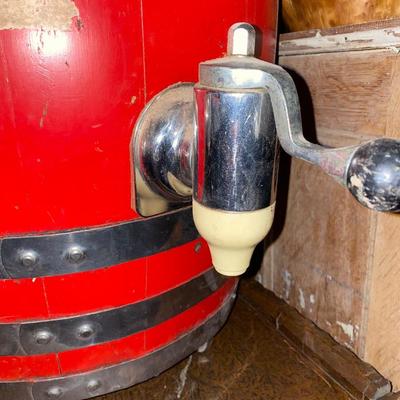 25" HIgh COCA-COLA BARREL FOUNTAIN DISPENSER