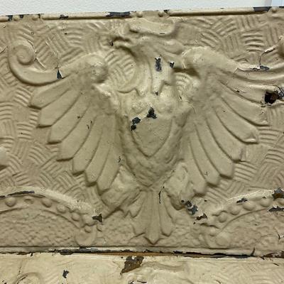 Antique Eagle design Tin Ceiling Trim Panel