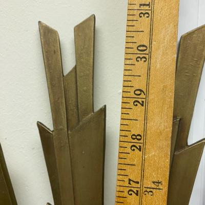 Mid Century Modern Starburst Wall Clock