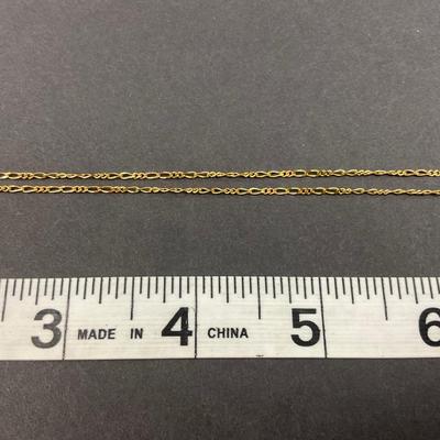 -146- GOLD | 14K JO Chain & Shell Pendant | Marked
