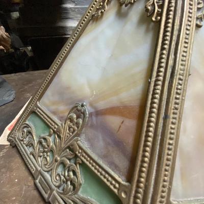 Vintage Slag Glass Lamp Shade