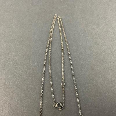 -147- SILVER | Sterling 925 Celtic Knot Necklace | Marked