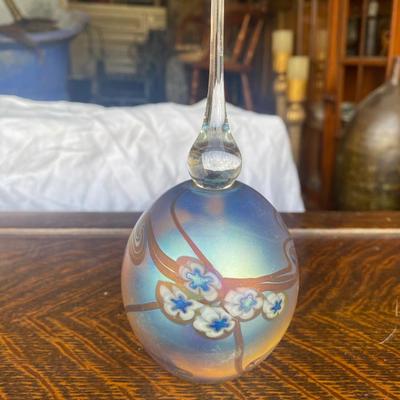 ROBERT EICKHOLT FLORAL PERFUME BOTTLE