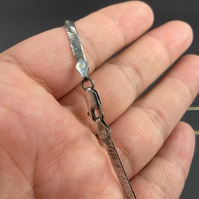 -148- SILVER | Sterling 925 Italy Chain Necklaces | Marked