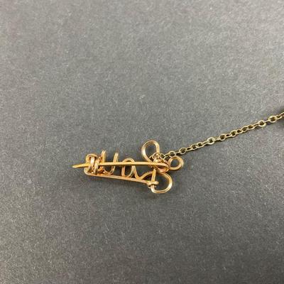 -149- GOLD | 12K Gold Mary Lou Handmade Pin