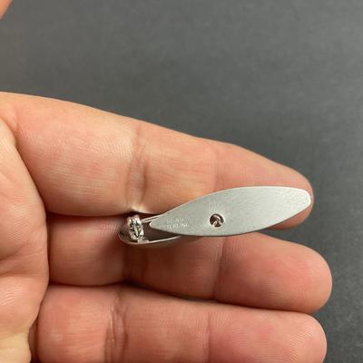 -150- SILVER | Beau Sterling Sailboat Brooch | Marked