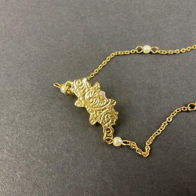 -157- COSTUME JEWELRY | 1928 Earrings & Necklace Set