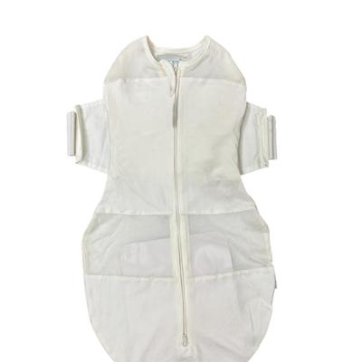 Size Medium White Happiest Baby SNOO Sleep Sack - 100% Organic Cotton Baby Swaddle Blanket - Doctor Designed Promotes Healthy Hip...
