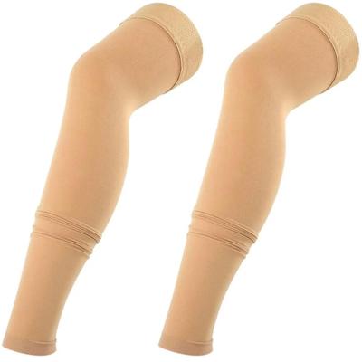 VOCOSTE XXL 1 Pair Thigh High Compression Sleeves, Compression Socks with Elastic Band for Women Men