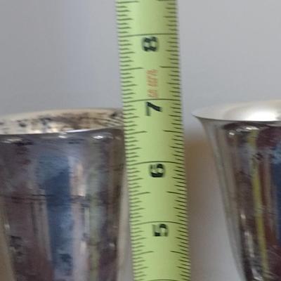 Three Alvin Sterling Silver Goblets- Total Approximate Weight 351 Grams