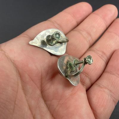-163- SILVER | Sterling 925 Earrings | Marked