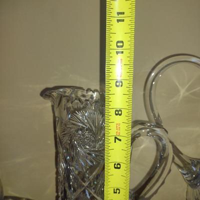 Collection of Glass/Crystal Serve Ware
