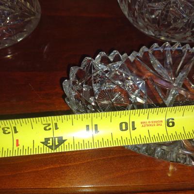 Collection of Glass/Crystal Serve Ware