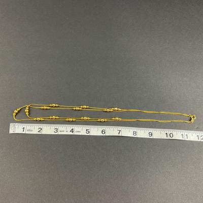 -167- COSTUME JEWELRY | Gold Tone Necklaces