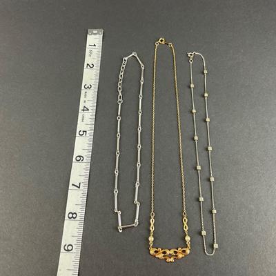 -172- COSTUME JEWELRY | One Vidal, One Avon, & One Unmarked Necklaces