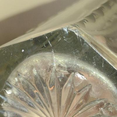Pair of Glass/Crystal Vases