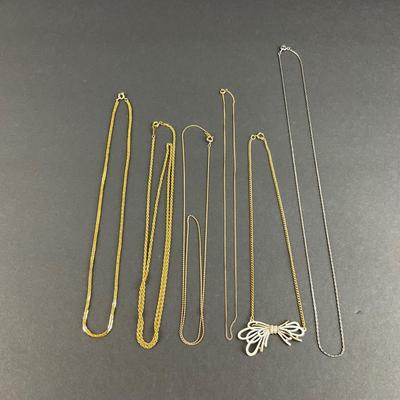 -176- COSTUME JEWELRY | Assorted Chain Necklaces