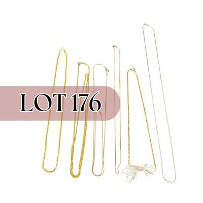 -176- COSTUME JEWELRY | Assorted Chain Necklaces