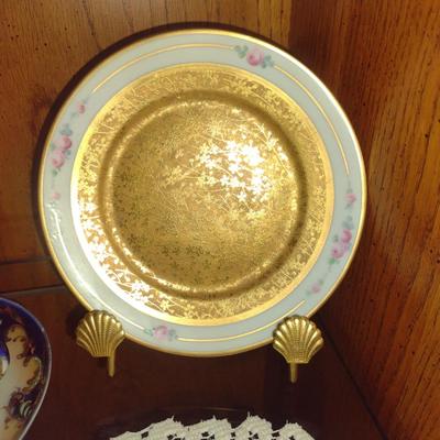 Porcelain Cups, Saucers, and Condensed Milk Jar with Under Plate