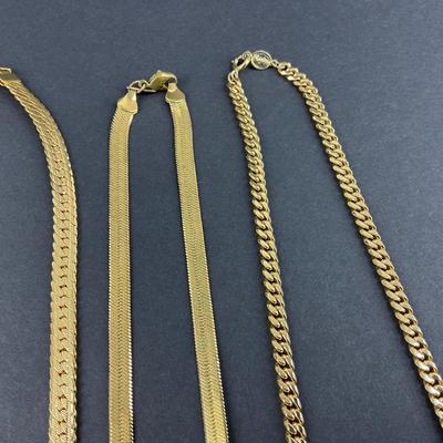-179- NAPIER | Gold Tone Necklaces | Marked