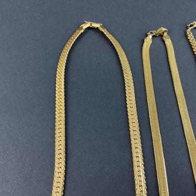 -179- NAPIER | Gold Tone Necklaces | Marked