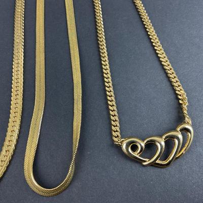 -179- NAPIER | Gold Tone Necklaces | Marked
