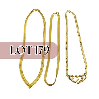 -179- NAPIER | Gold Tone Necklaces | Marked