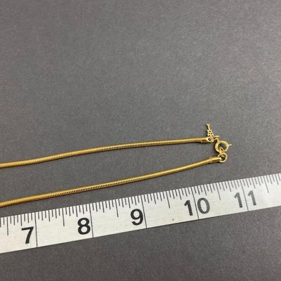 -181- TRIFARI | Gold Tone Bracelet, Necklace, & Earrings Matching Set | Marked