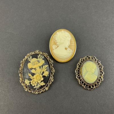 -184- CAMEO | One Peri, One Western Germany, & One Gerrys Cameo | Marked
