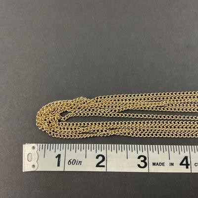 -193- NECKLACES | Gold Tone Monet, & Two Sarah Coventry | Marked