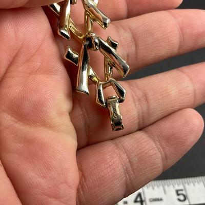 -197- CORO | Gold Tone Necklace & Bracelet | Marked