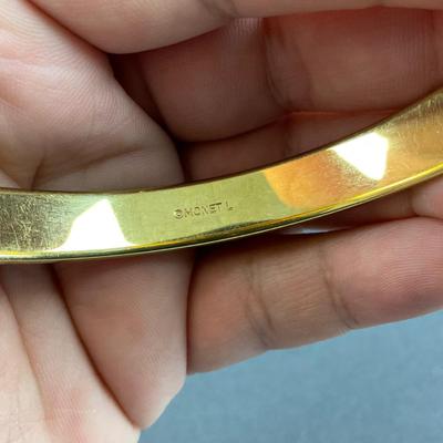 -203- MONET L | Starburst Mid Century Bangle | Marked