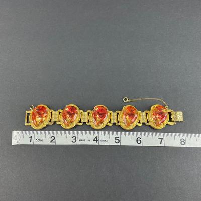 -204- ELIZABETH MORREY | Necklace, Bracelet, & Earrings Set | Marked
