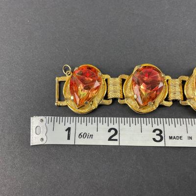 -204- ELIZABETH MORREY | Necklace, Bracelet, & Earrings Set | Marked